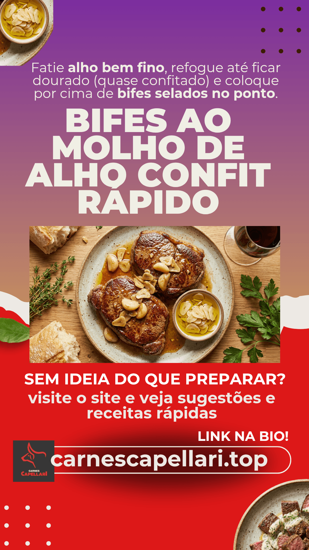 Bifes Alho Confit